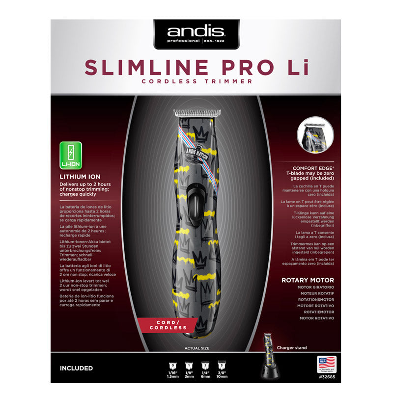 Andis Nation Slimline Pro Li T-Blade Trimmer