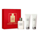 Acqua Di Giò Eau De Toilette 50ml + il Gel Doccia 75ml e il Balsamo Dopobarba 75ml.