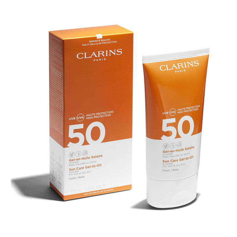 Clarins Sun Care Gel To Oil Body 50+