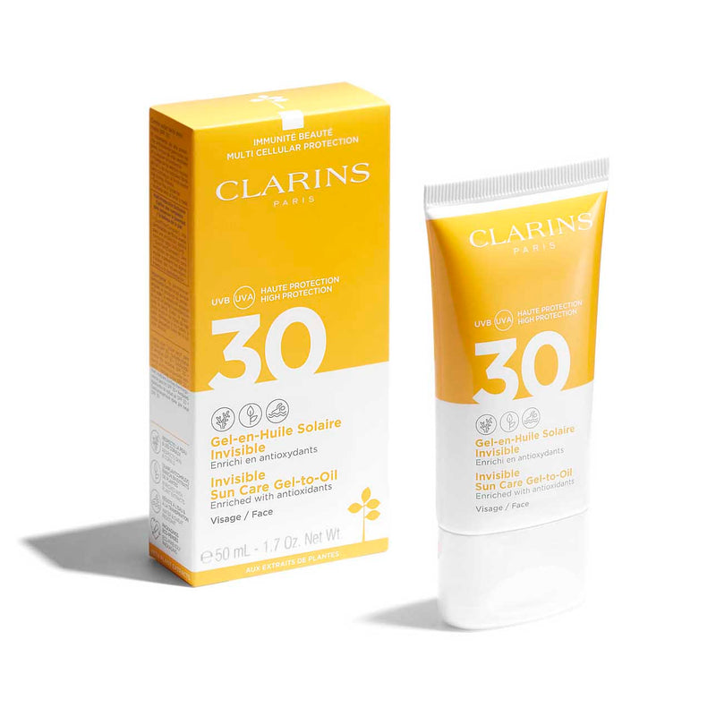 Clarins Invisible Sun Care Gel-to-Oil Viso