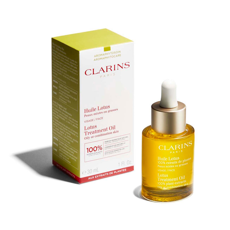 Clarins Lotus Face Treatment Oil - Pelle mista o grassa
