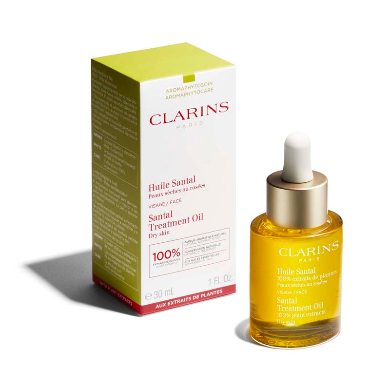 Clarins Santal Face Treatment Oil - Pelle Secca o Arrossata